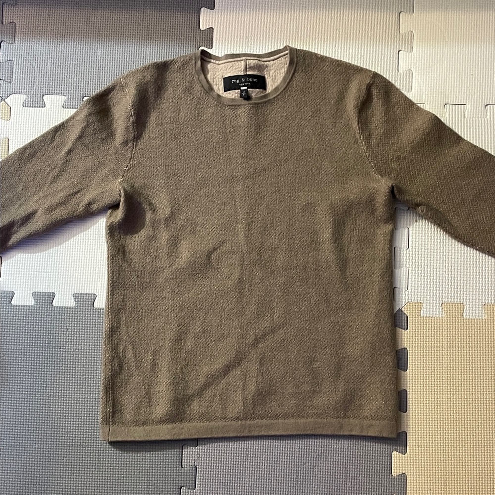 Rag & Bone Brown Crewneck Sweater